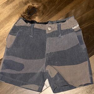 Boys Brown Volcom Camouflage Shorts